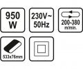 Sthor Ταινιολειαντήρας τανκ 950W 79420