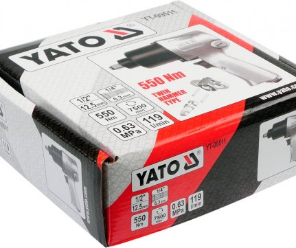 Yato Aluminum Wrench Air Professional 1/2'' 550Nm YT-09511