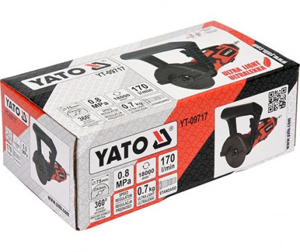 Yato Αεροτροχός Επαγγελματικός 75mm YT-09717