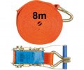Vorel lashing strap 8m with ratchet 1600/4000 dan 82374