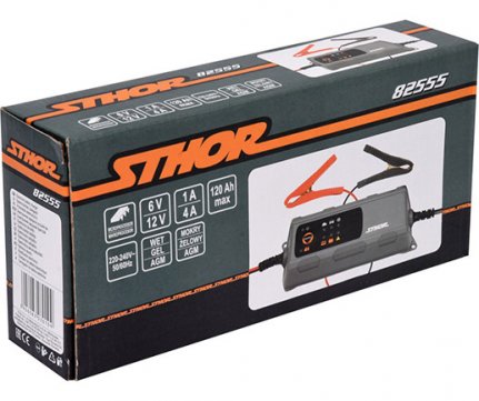 Sthor Battery Charger 6-12V 120Ah max 82555