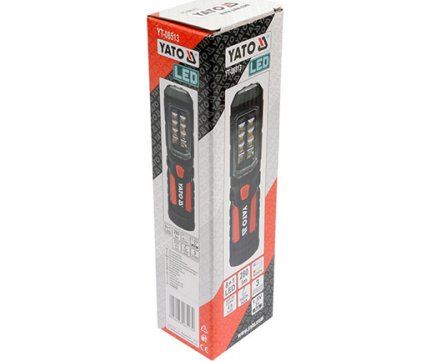 Yato φακός επαγγελματικός 8+1 LED με μαγνήτη 2 σε 1 08513