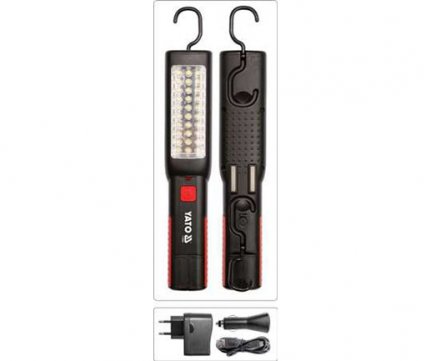 Yato Flashlight Professional Rechargeable 30+7 LED 85lm YT-08505