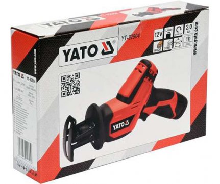 Yato Σέγα Μπαταρίας (Σπαθοσέγα) Επαγγελματική με μπαταρία και φορτιστή 12V YT-82904