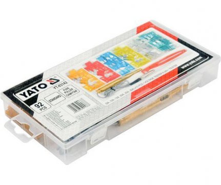 Yato Car Fuses Standard + Puller + Tester set 92 pcs YT-83142