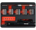 Yato Κατσαβίδι Ηλεκτρονικών Επαγγελματικό 3,6V σετ 39 τμχ YT-27930