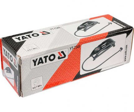 Yato Foot Pump single professional with pressure gauge YT-7349