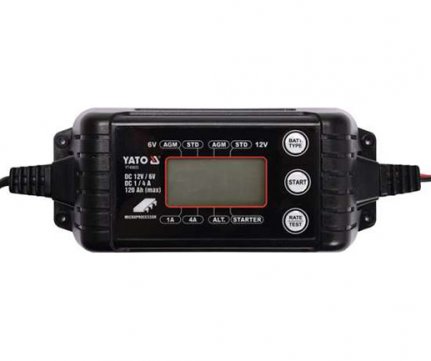 Yato Battery Charger Electronic Professional 6/12V 120Ah max YT-83033