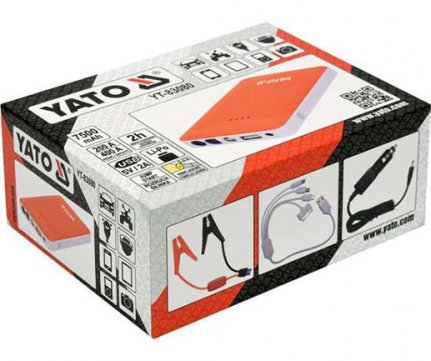 Yato Εκκινητής Μπαταρίας (Starter) & Power Bank 7500mAh 2 σε 1 YT-83080
