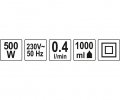 Yato Πιστόλι Βαφής Ηλεκτρικό 400w YT-82550 2 έτη εγγύηση
