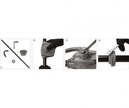 Vorel Metal hand oil pump (for barrels) 78001