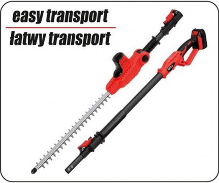 Yato Ψαλίδι Μπορντούρας Τηλεσκοπικό 207-274cm 18V (φόρτιση σε μία ώρα) YT-82834
