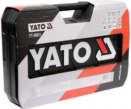 Yato Case professional 1/2'' & 3/8'' & 1/4'' 111 pcs YT-38831