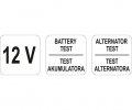 Yato Ελεγκτής (tester) Μπαταρίας – Δυναμό 12V YT-83101