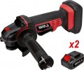 Yato Γωνιακός Τροχός 125mm Μπαταρίας 18V Επαγγελματικός με 2x3Ah μπαταρίες YT-82828