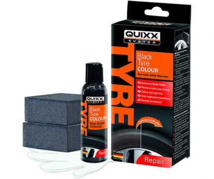 Quixx Black Tyre Colour Σετ Βαφής Ελαστικών μαύρο