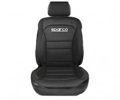 Sparco Πλατοκάθισμα Πολυεστερικό μαύρο 1 τμχ