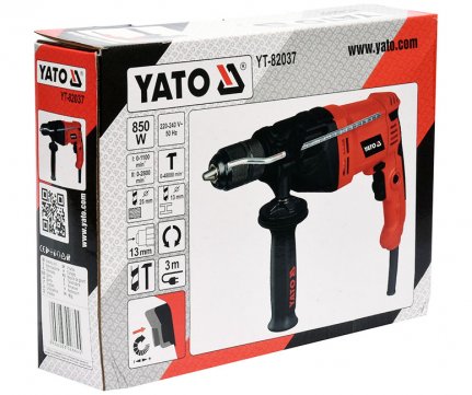 Yato Professional Impact Drill 850W /13mm YT-82037