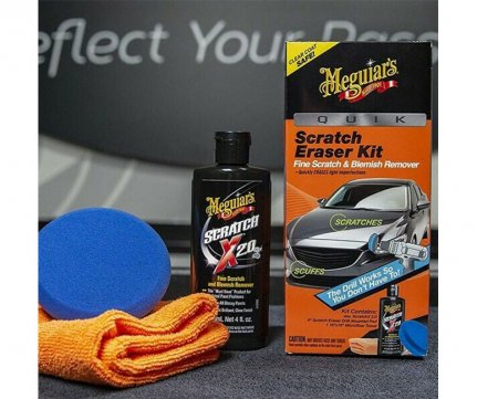 Meguiars Quik Scratch Eraser Kit Κιτ Γρήγορης Αφαίρεσης Γρατσουνιάς