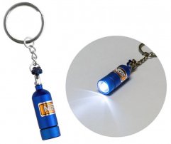 Simoni Racing Μπρελόκ Κλειδιών Μεταλλικό NOS Μπουκάλα με LED Φακό