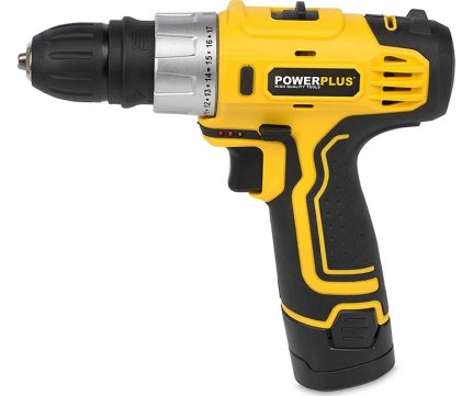 PowerPlus Επαναφορτιζόμενο Δραπανοκατσάβιδο 12V 1x1.5Ah 3 έτη εγγύηση POWX0041LI