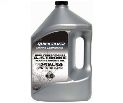 Quicksilver 4-Stroke 25w/50 High Performance Synthetic Blend λιπαντικό εξωλέμβιων (4T) 4L
