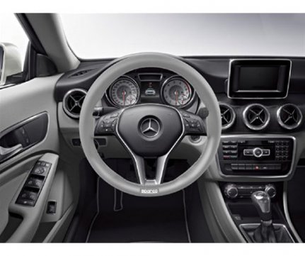 Sparco Κάλυμμα Τιμονιού Ραφτό από μικροίνες γκρι SPC1110GR