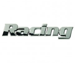 RaceSport Διακοσμητικό Αυτοκόλλητο Χρωμιωμένο Racing 25x150mm