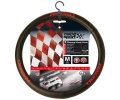 Car+ Steering Wheel Cover Black – Red Racing PVC 37-39cm