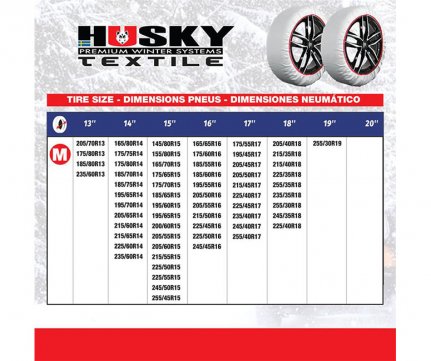 Husky Premium Χιονοκουβέρτες Σουηδίας Υφασμάτινες Medium