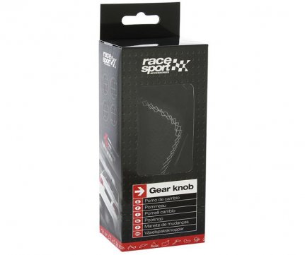 RaceSport Μπουλ Λεβιέ Leather Look Μαύρο – Λευκές ραφές
