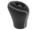 RaceSport Bull Lever Gear Box Black – White stitching