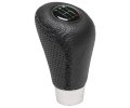 RaceSport Bull Lever Leather Gear Shift Black