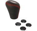RaceSport Μπουλ Λεβιέ Leather Trigger Μαύρο – Κόκκινες Ραφές Δερμάτινο