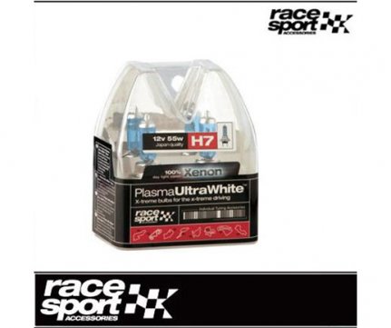 RaceSport Plasma lamps UltraWhite H7 +100% white light 4179K set 2xH7 (E4 Approved)