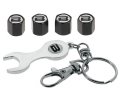 Butzi Valve Caps Black & Keychain German Wrench set 5 pcs
