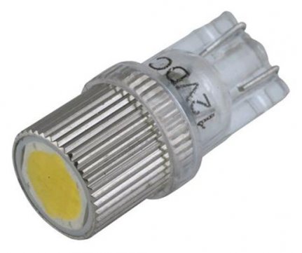 Racesport Λάμπες Led Λευκό T10 12V 1W Σετ 2τεμ