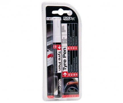 RaceSport Μαρκαδόρος Ελαστικών Λευκός