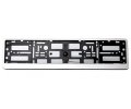 RaceSport Euroclip License Plate Frame made of ABS plastic with Chrome clips
