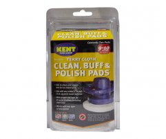 Kent Terry Cloth Clean, Buff & Polish Pads Πανιά Αλοιφαδόρου 2τμχ