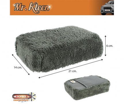 Mr Kleen Microfiber Sponge Plus+ Σφουγγάρι Μικροινών Ενισχυμένο με λαβή
