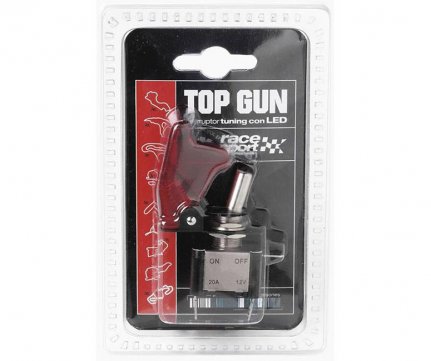 RaceSport On/Off Switch 12V Red with Red Led Top Gun type