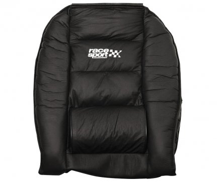 Racesport Sport Seat Cushion Κάλυμμα Καθίσματος Αγωνιστικό Μαύρο – Μαύρο 110x55cm 1τμχ