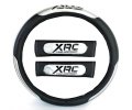 Racesport XRC Leather Steering Wheel Cover Set 37-39CM & 2 Belt Pads
