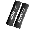 RaceSport Protective Belt Pads Black (Giant Size) 8x28cm set of 2 pcs