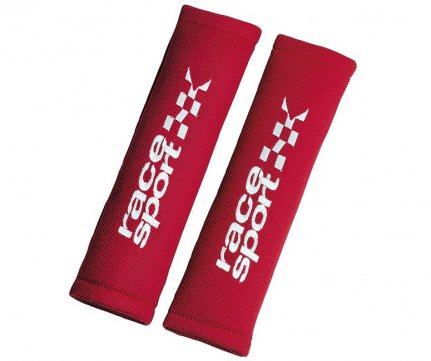 RaceSport Protective Belt Pads Red (Giant Size) 8x28cm set of 2 pcs
