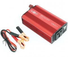 Swiss Drive Power Inverter Αυτοκινήτου από 12V σε 230V 600W + 2 usb 2.1A