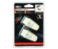Racesport Διακοσμητικό Μπεκ Υαλοκαθαριστήρων ''X'' λευκά